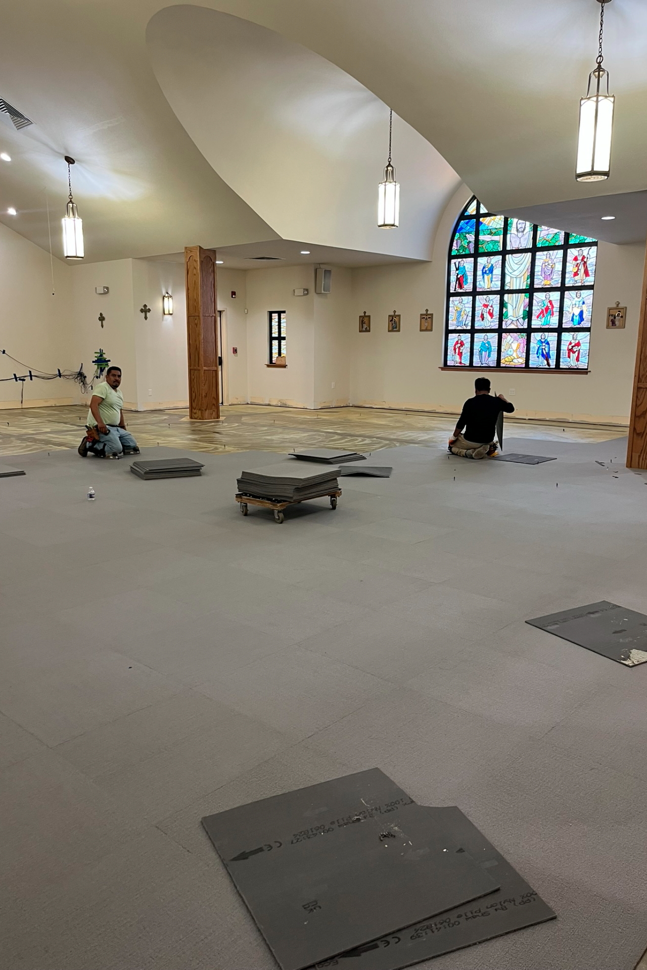 New Carpet at St. Mark's